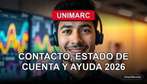 Unimarc servicio al cliente 2026, soporte telefónico y consulta de estado de cuenta.