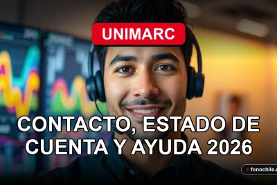 Unimarc servicio al cliente 2026, soporte telefónico y consulta de estado de cuenta.