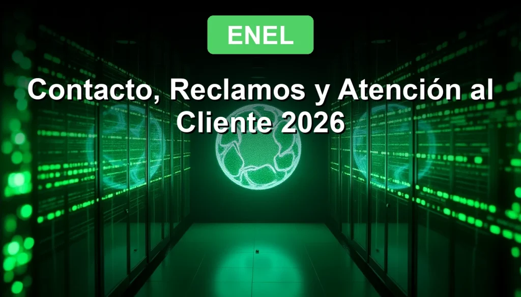 Llamando al Teléfono Enel 600 para soporte y reclamos de servicios eléctricos en 2026.