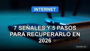 Teléfono inteligente moderno mostrando gráficos abstractos de seguridad, descansando sobre una mesa limpia junto a un router con luces LED azules.