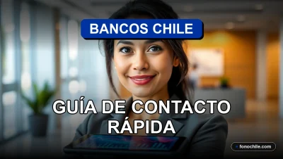 Teléfonos de contacto de bancos en Chile para 2026, guía rápida de servicio al cliente.