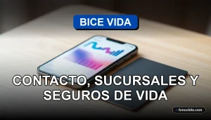 Un teléfono inteligente moderno con pantalla que muestra gráficos abstractos, sobre una mesa de madera clara junto a un documento de seguros.