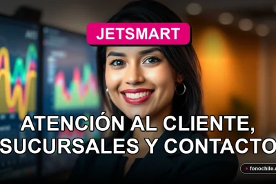 Una mujer latina sonriente, representando al equipo de atención al cliente de JetSmart, en un entorno de oficina moderna y acogedora.