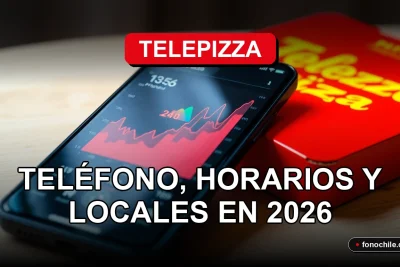 Un teléfono inteligente moderno descansa sobre una mesa de madera limpia, mostrando gráficos abstractos de colores, junto a una caja de pizza Telepizza.
