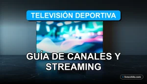 Guía de canales de deportes y servicios de streaming en Chile para ver fútbol y eventos deportivos en 2026.