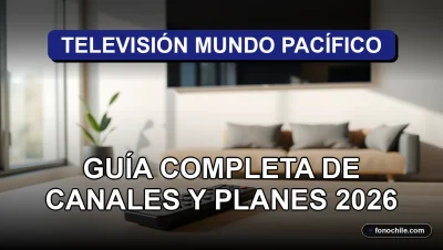 Guía de canales y planes de televisión por cable Televisión Mundo Pacífico para el año 2026.