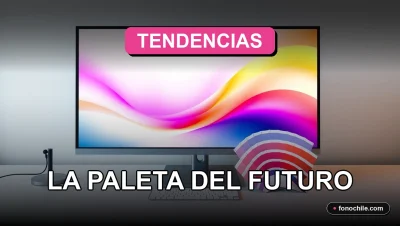 Estudio de tendencias de colores 2026 mostrando paletas digitales en pantallas de diseño