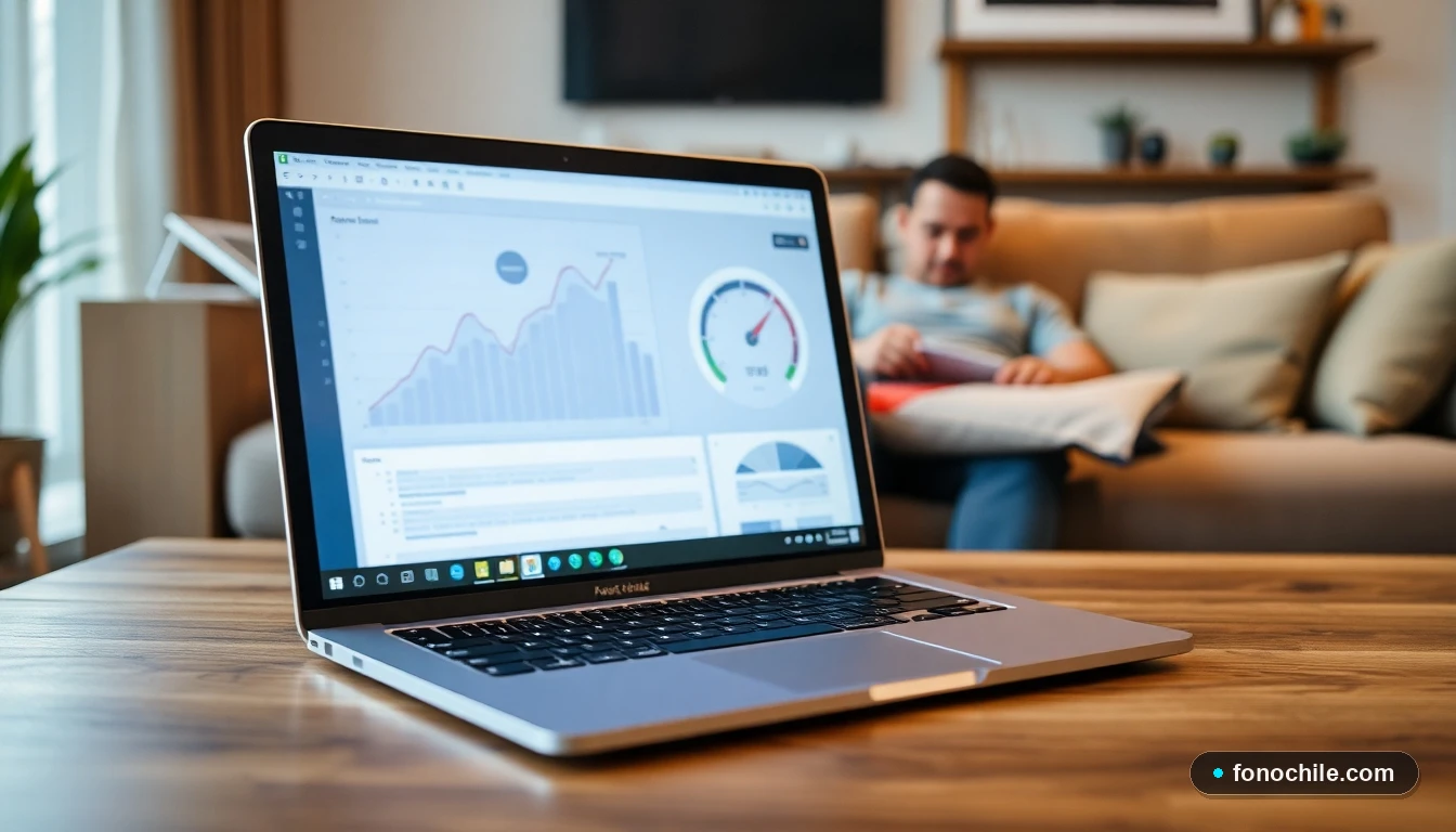 Concepto visual de términos de uso justo y gestión de red en servicios de internet residencial en Chile.