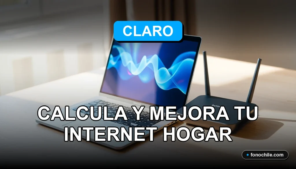 Prueba de velocidad de internet Claro 2026 en una laptop mostrando gráficos de rendimiento de red
