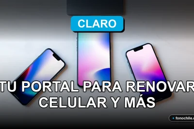 Claro 2026 - Renueva tu teléfono móvil en la tienda oficial. Dispositivos modernos sobre una mesa de diseño.