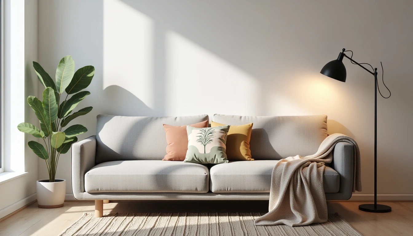 Decoración de hogar moderna y acogedora con productos Corona Chile