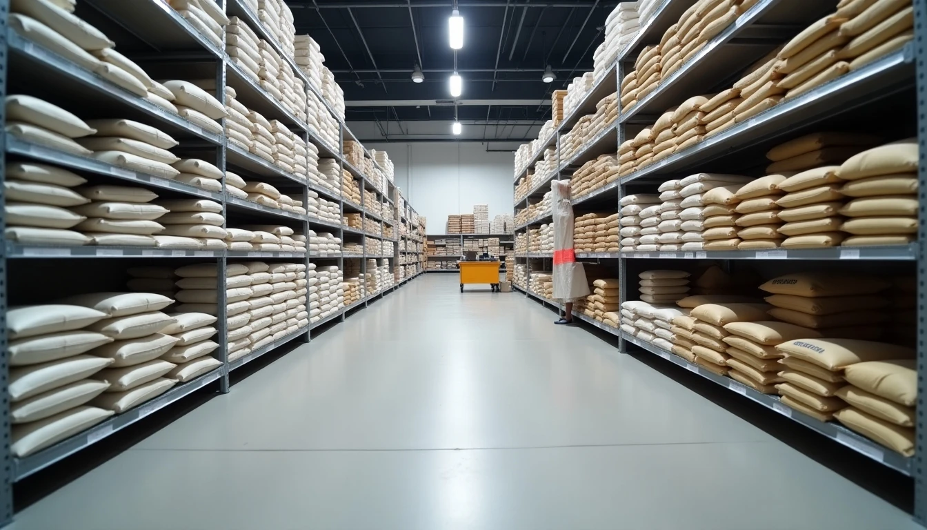 Pasillo principal de una Tienda Corona en Chile mostrando materiales de construcción y mejoramiento del hogar