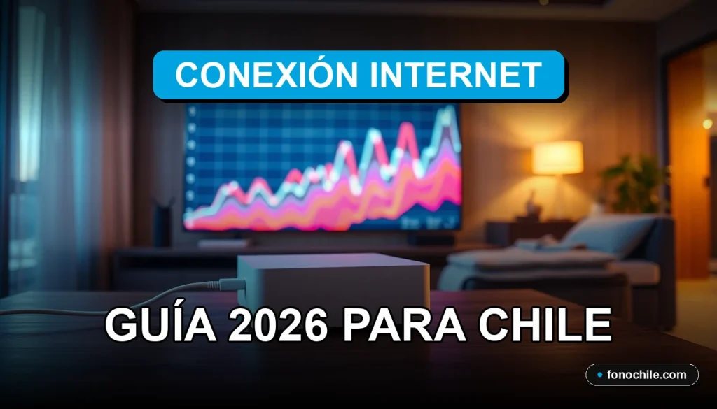 Tipos de conexión a internet fibra óptica 5G wifi banda ancha Chile 2026 guía comparativa