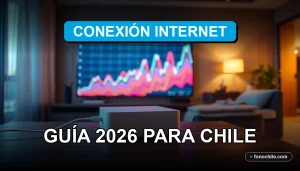 Tipos de conexión a internet fibra óptica 5G wifi banda ancha Chile 2026 guía comparativa