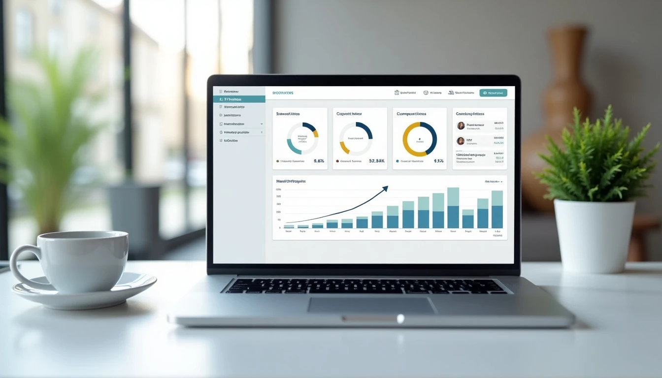 Dashboard de la Sucursal Virtual Tu Mundo de Mundo Pacífico en un laptop