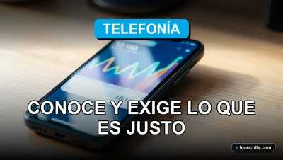 Un teléfono inteligente moderno sobre una mesa de madera clara, mostrando gráficos abstractos de colores en su pantalla, representando los derechos del consumidor en telecomunicaciones.