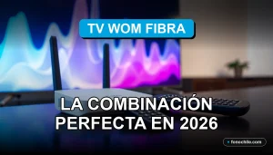 Un moderno router WiFi y un control remoto inteligente sobre una mesa de madera oscura, con pantallas mostrando gráficos abstractos de colores.