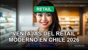 Una mujer latina sonríe mientras observa una tablet que muestra gráficos abstractos de ventas en una tienda moderna.