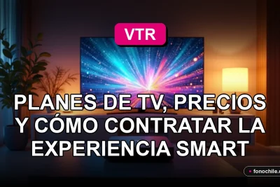 VTR 2026 planes de televisión y experiencia Smart en un moderno living