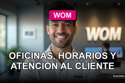 Oficinas modernas de WOM en Puerto Varas con atención al cliente