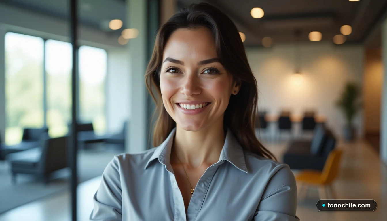 Agente de WOM atendiendo a un cliente en las nuevas instalaciones de Puerto Varas