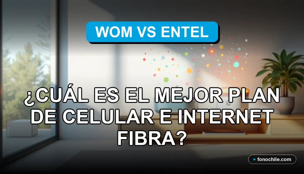 Comparativa visual de planes de internet y celular 2026, mostrando velocidad y conectividad moderna.