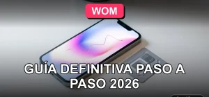 Guía para activar chip de telefonía móvil Wom en Chile, proceso simple y rápido sobre escritorio moderno.