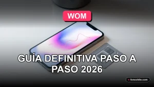 Guía para activar chip de telefonía móvil Wom en Chile, proceso simple y rápido sobre escritorio moderno.