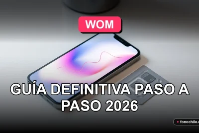 Guía para activar chip de telefonía móvil Wom en Chile, proceso simple y rápido sobre escritorio moderno.
