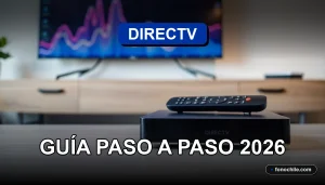 Guía de actualización del decodificador DIRECTV en una mesa de trabajo moderna