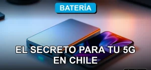 Batería de larga duración para dispositivos 5G en Chile, mostrada sobre un escritorio moderno.