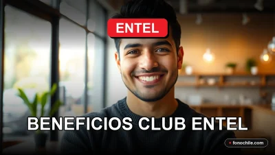 Beneficios Club Entel para clientes, persona sonriente en entorno moderno