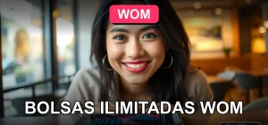 Una mujer sonriente disfruta de su plan de datos móviles con bolsas ilimitadas en su teléfono inteligente.