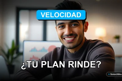 Hombre hispano sonriente mira a la cámara con confianza, fondo de oficina moderna desenfocada. Pantalla de laptop muestra gráficos abstractos de colores.