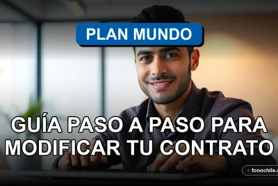 Una guía visual para modificar tu contrato de telecomunicaciones Plan Mundo 2026 de manera sencilla y segura.