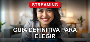 Comparación de planes de streaming en Chile 2026 en una tablet moderna sobre un escritorio de madera.