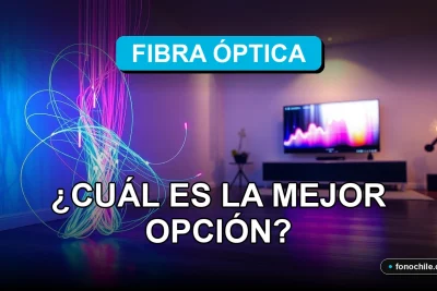 Comparativa de servicios de fibra óptica en Chile para el año 2026, mostrando velocidad y confiabilidad.
