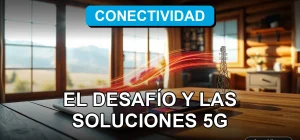 Soluciones de conectividad 5G para zonas rurales de Chile mostrando un mapa digital de cobertura en una tableta moderna.