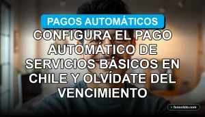 Hombre hispano sonriendo con confianza, representando la facilidad de configurar pagos automáticos para servicios básicos en Chile.
