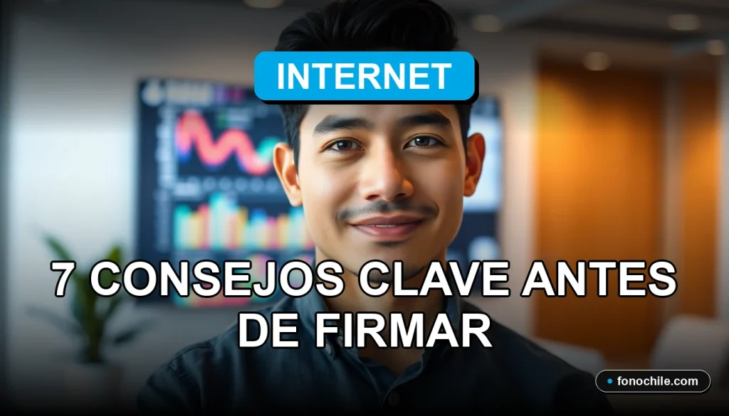 Contratar Internet en Chile: consejos clave antes de firmar un contrato de servicios.