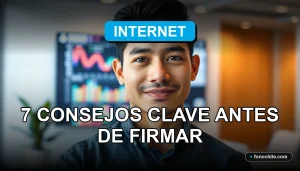 Contratar Internet en Chile: consejos clave antes de firmar un contrato de servicios.