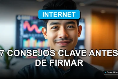 Contratar Internet en Chile: consejos clave antes de firmar un contrato de servicios.