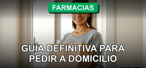 Mujer chilena recibe pedido de medicamentos a domicilio en Santiago, servicio de delivery de farmacia 2026