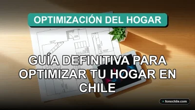 Guía de distribución de espacios para optimizar el hogar en Chile, mostrando un plano de diseño sobre una mesa con elementos decorativos modernos.