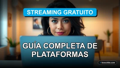 Persona disfrutando de series chilenas en una plataforma de streaming gratuita en su laptop.