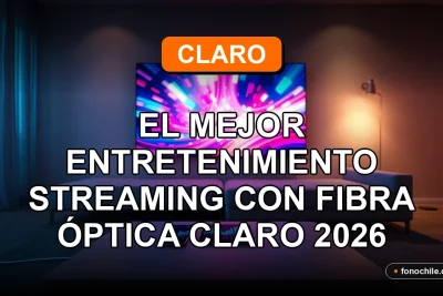 Claro Fibra Óptica 2026, el mejor entretenimiento streaming en alta definición en un hogar moderno.