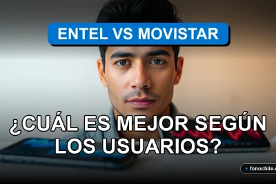 Comparativa de servicios de telecomunicaciones Entel y Movistar en Chile 2026 según opiniones de usuarios.