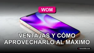 Equipo Propio Wom: Ventajas y Cómo Aprovecharlo al Máximo - Smartphone moderno mostrando gráficos abstractos en un escritorio minimalista.