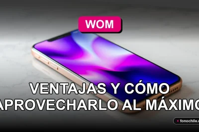 Equipo Propio Wom: Ventajas y Cómo Aprovecharlo al Máximo - Smartphone moderno mostrando gráficos abstractos en un escritorio minimalista.