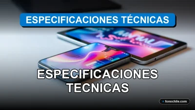 Especificaciones técnicas de productos tecnológicos modernos sobre un escritorio minimalista